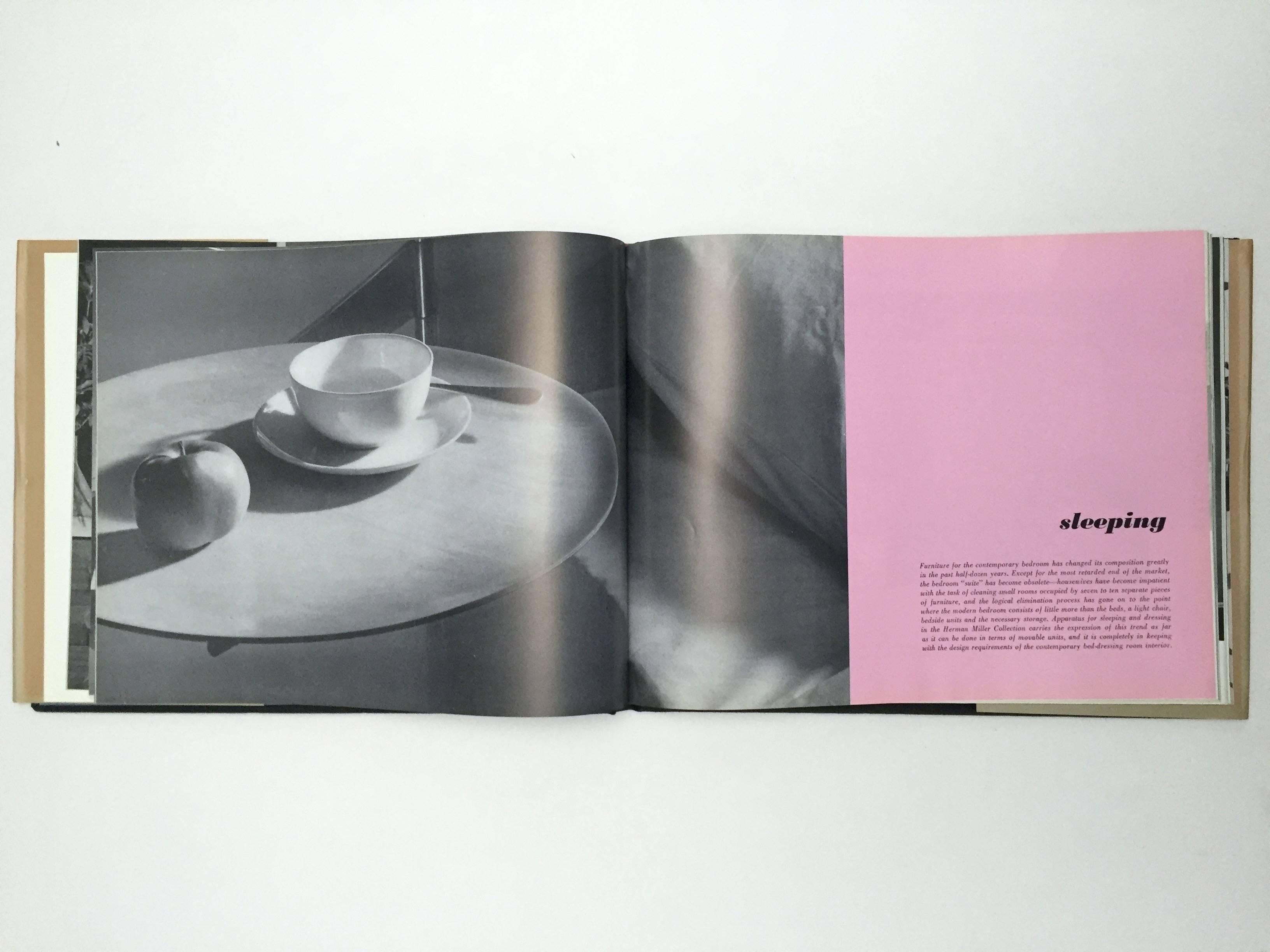 Published by Ancathus Press, 1995, New York.

A reprint of Herman Miller Company’s 1952 catalogue, including furniture works from the likes of Noguchi, Nelson and Eames.
This book effectively showcases some of the best and highest quality