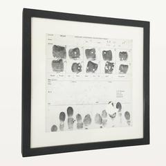 William Burroughs, Shotgun Artwork on Paper 'Framed'