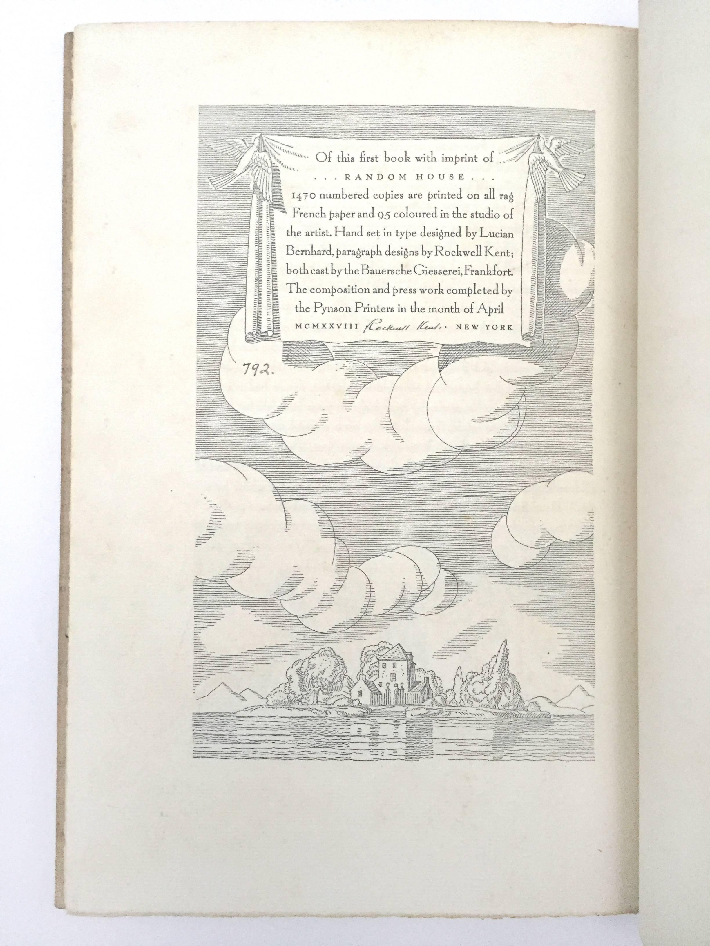 Candide, Voltaire, Illustrated by Rockwell Kent 'Signed and Numbered', 1928 In Good Condition In London, GB