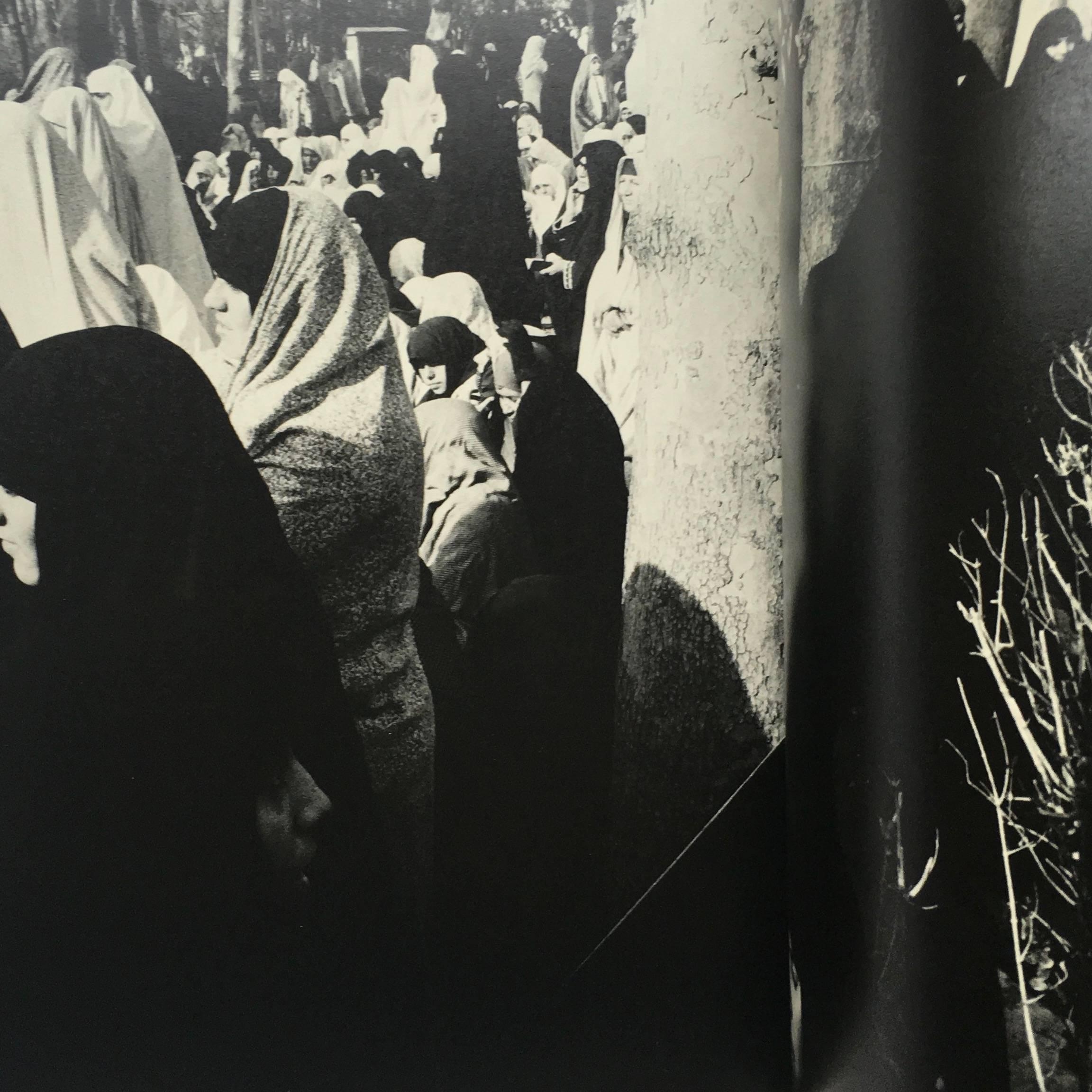First edition, soft cover, published by Contrejour, 1st edition 1984.

This incredibly important and beautifully designed publication presents a photo essay built up of photographs taken by Peress in Iran during a five-week period, between