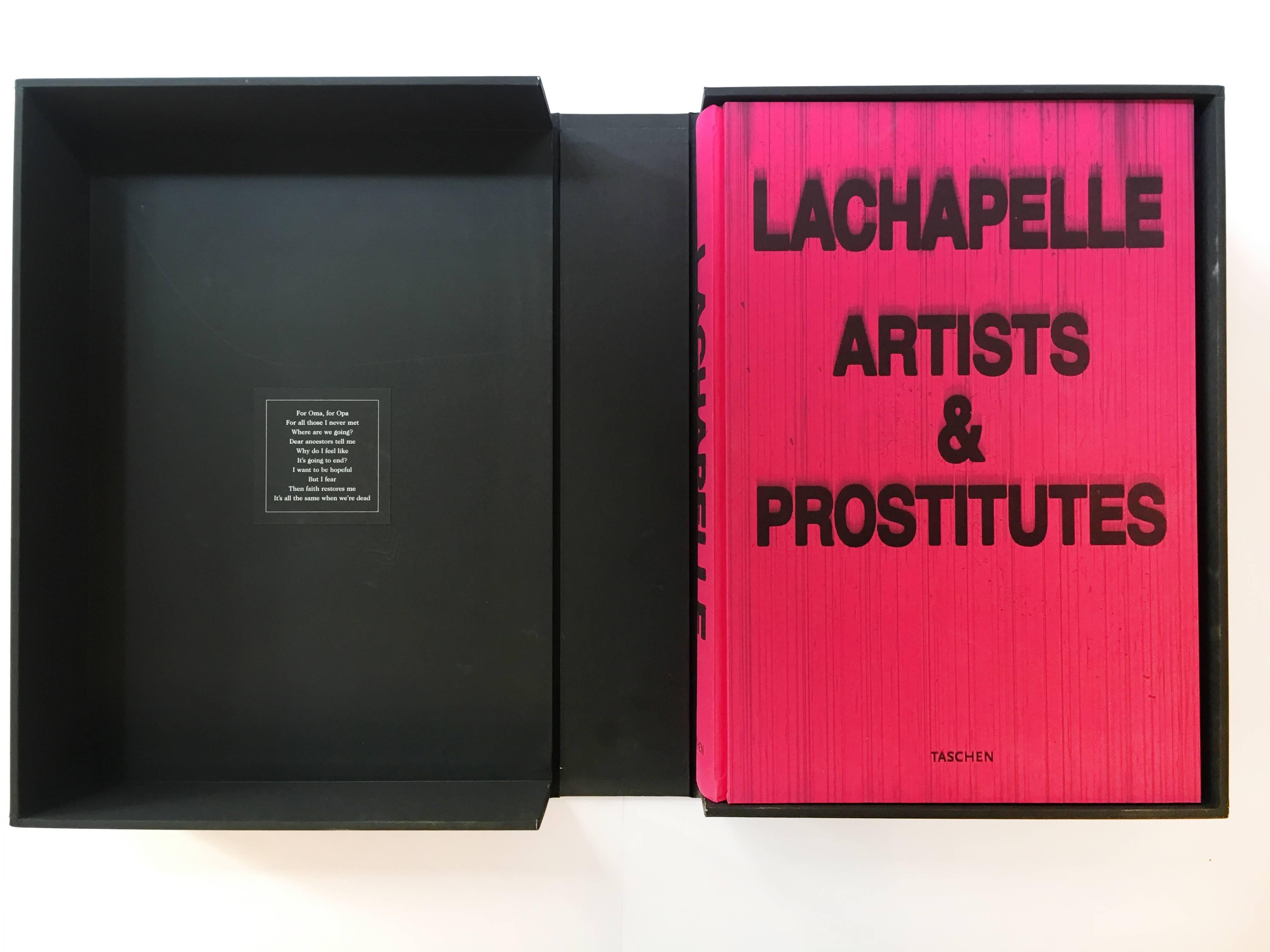 First edition, published by Taschen, 2006 signed.

A unique copy from the library of Isabella Blow, Alexander McQueen's friend and muse, who has posed alongside Alexander McQueen for a portrait by LaChapelle. Blow died at the age of 48 in 2008 and