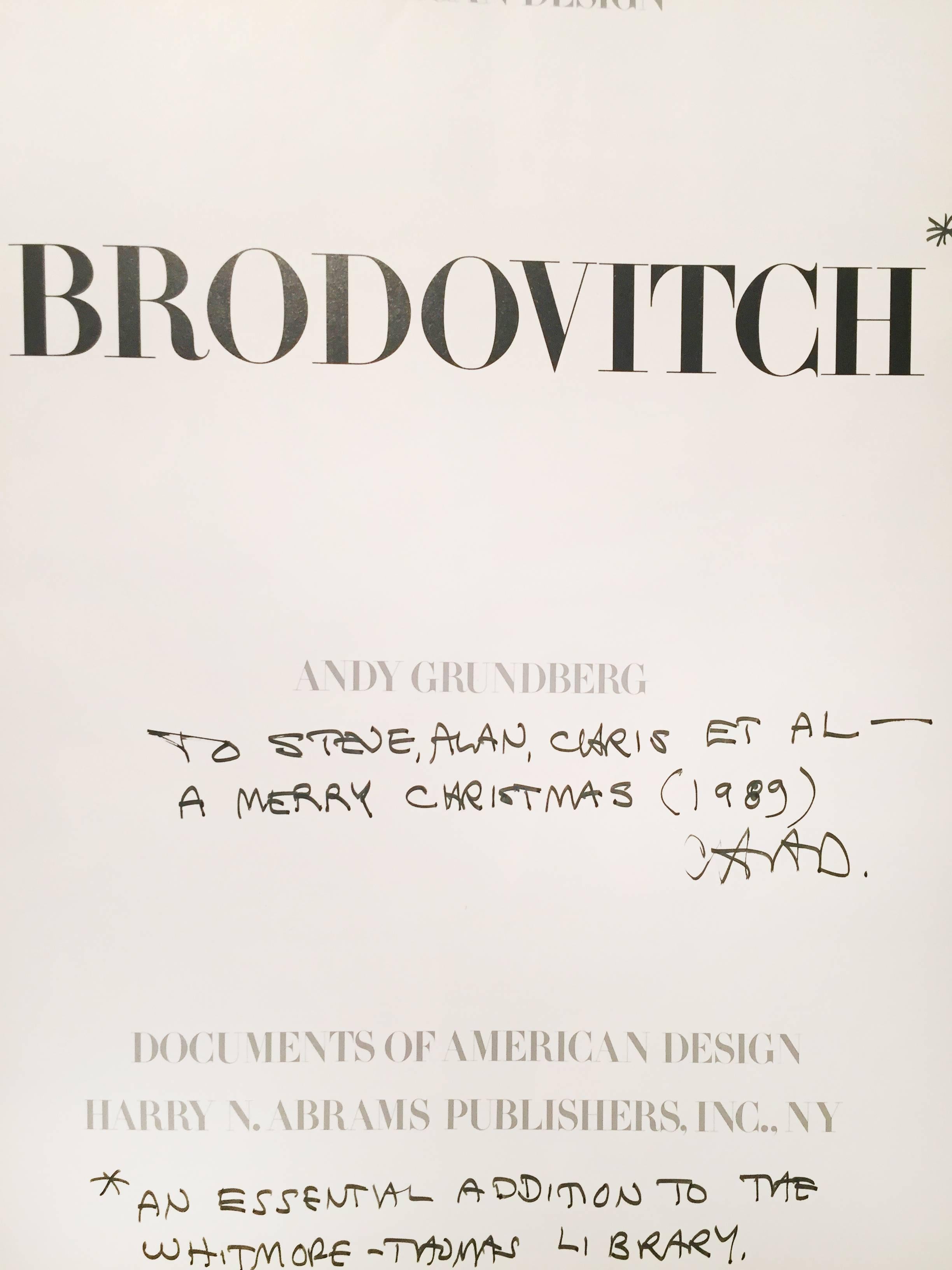Alexey Brodovitch, Masters of American Design, Andy Grundberg, 1989 6