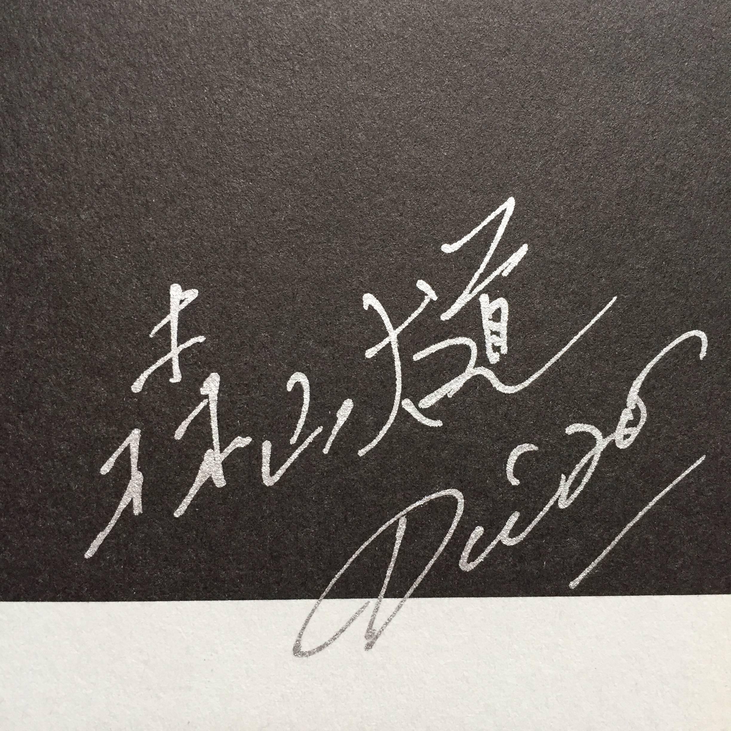 Première édition signée, publiée par Kodansha, Japon, 2009.

Signé par Daido Moriyama sur la page de titre, ce petit livre de photos au format 