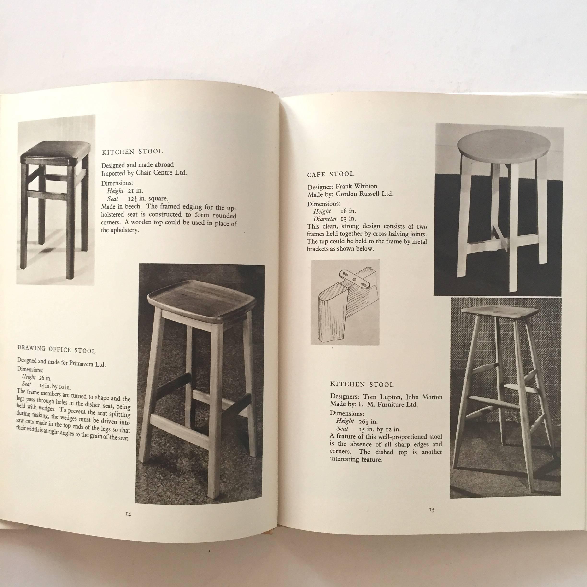 20th Century S. H Glenister, Contemporary Design in Woodwork, 1955 For Sale