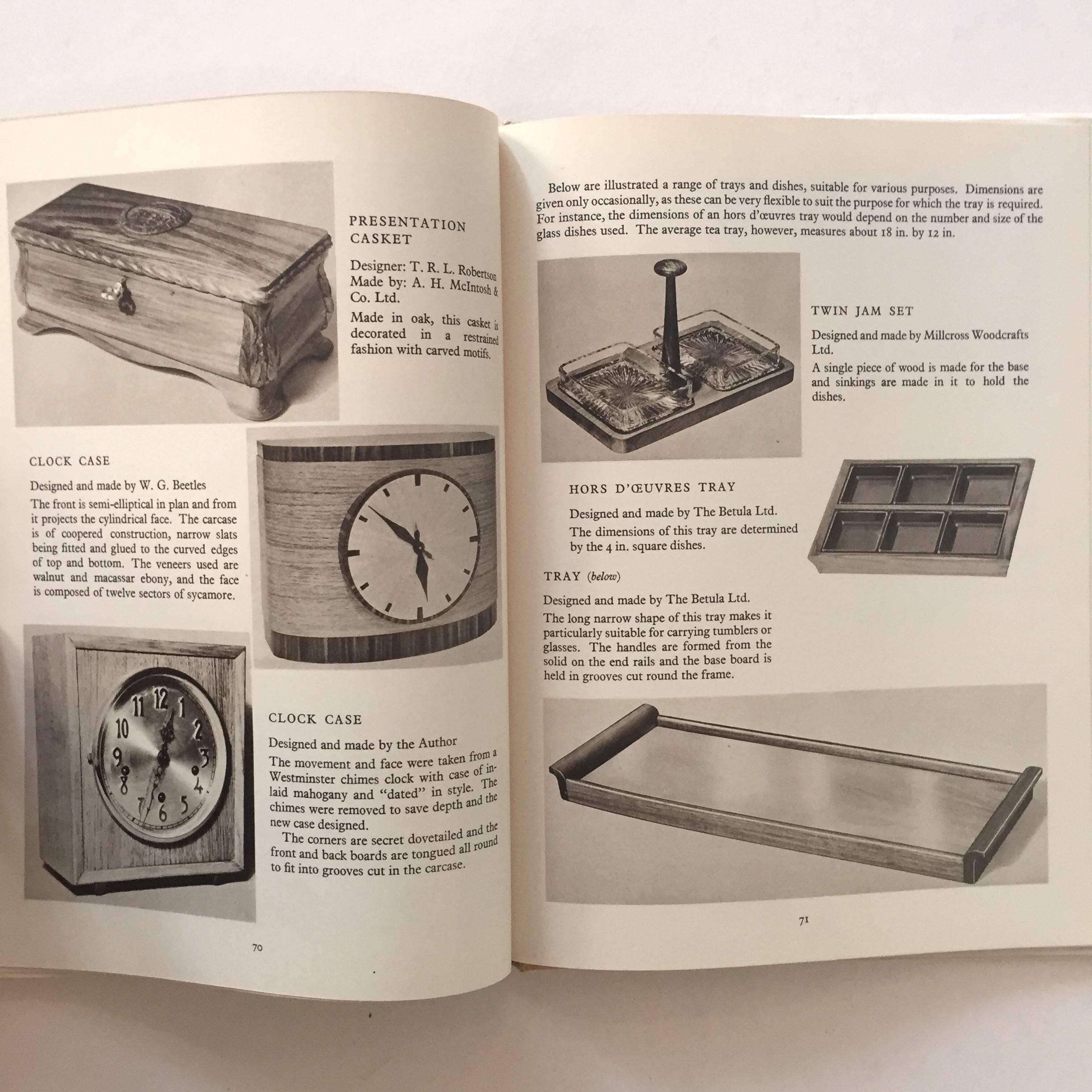 S. H Glenister, Contemporary Design in Woodwork, 1955 For Sale 1