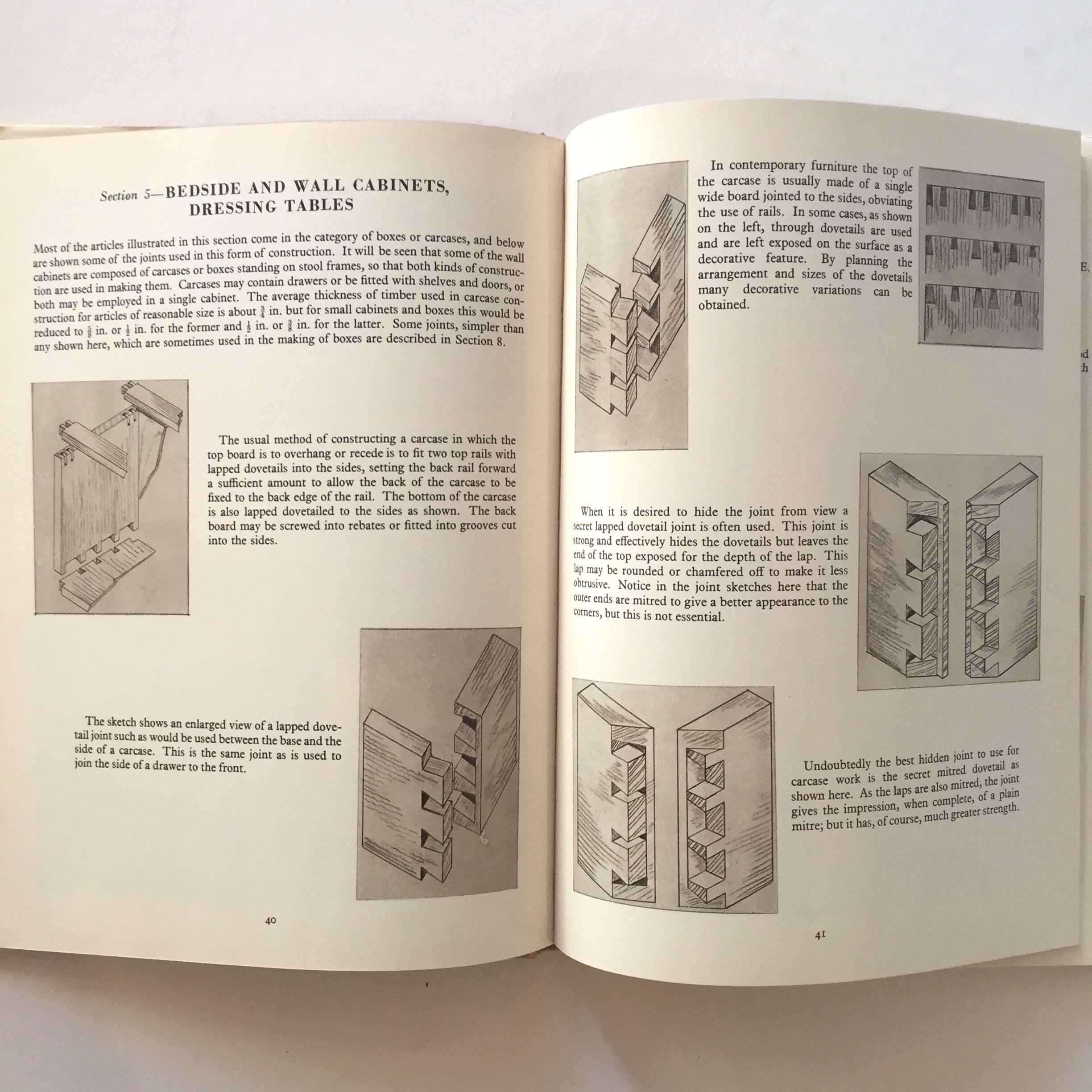 S. H Glenister, Contemporary Design in Woodwork, 1955 For Sale 2