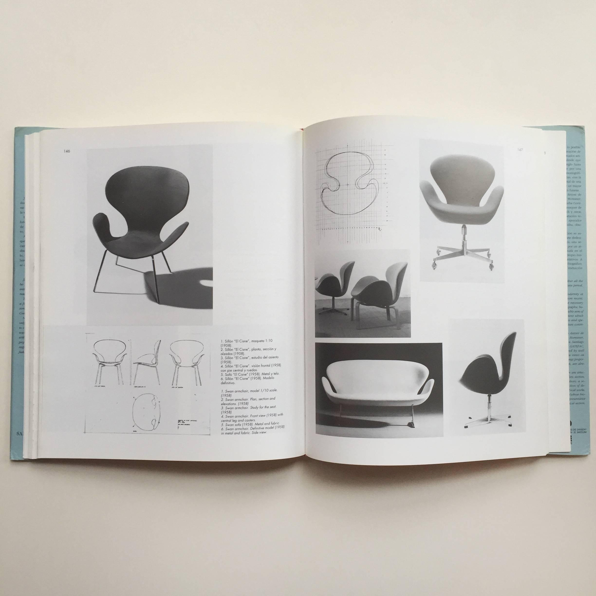Published by Santa & Cole editions, 1991

On the subject of one of the most influential Swedish architects and designers of the 20th century, this is an in-depth monograph of both Jacobsen the man, and Jacobsen the designer. Including a