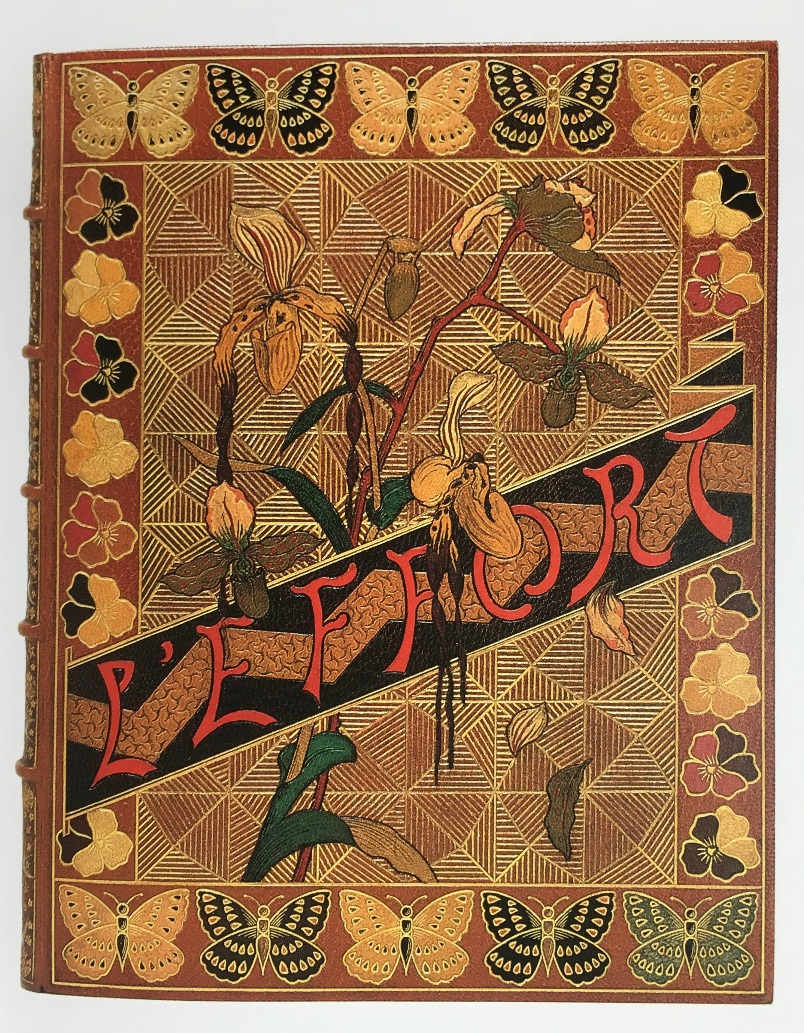 First edition, hardback, published by Thames and Hudson, 1989

Covering the creatively fruitful 60 years between 1880 and 1940 this book is the first major study of the Art Nouveau and Art Deco influence on bookbinding. The sinuous and organic