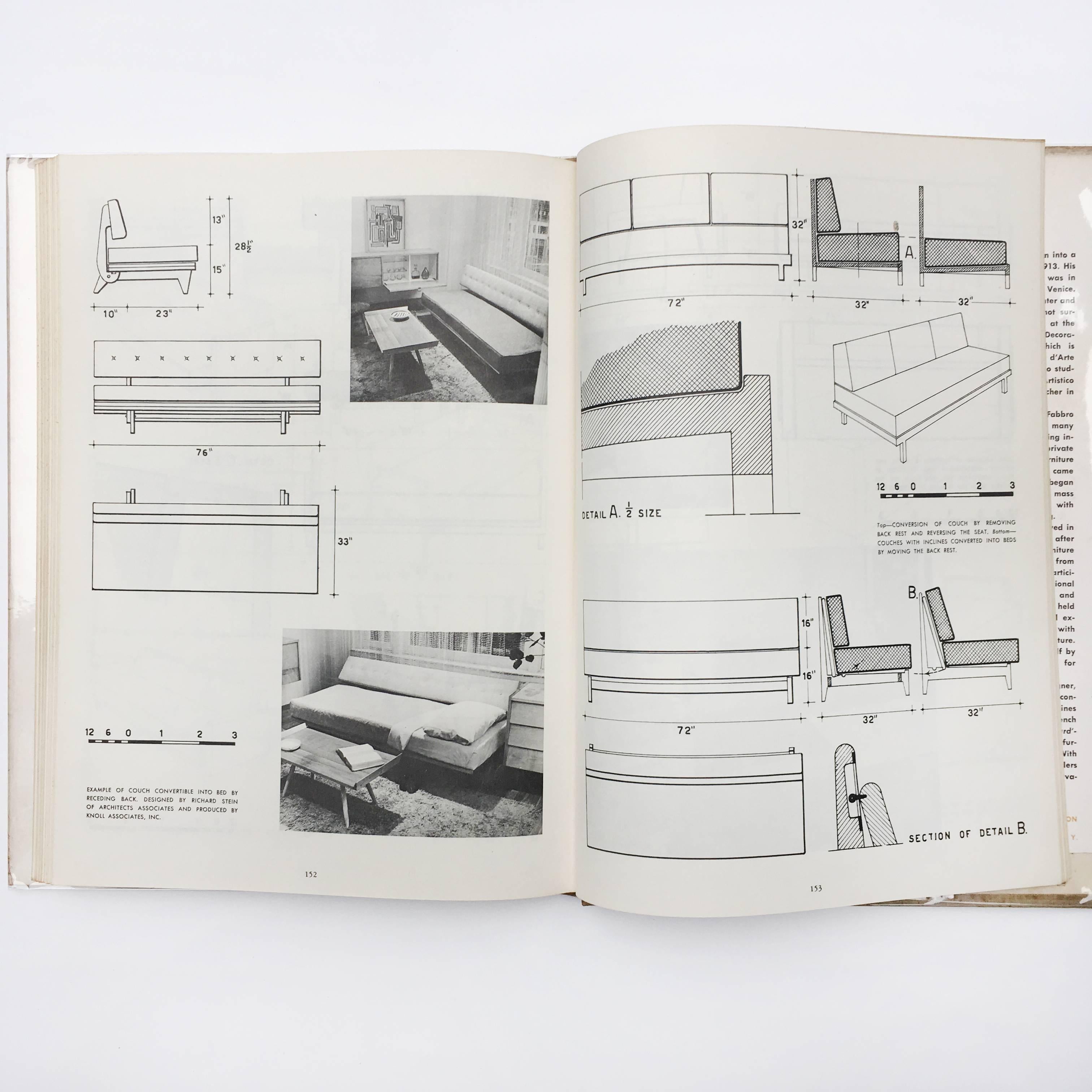 Mid-Century Modern Modern Furniture, its Design and Construction by Mario Dal Fabbro, 1950 For Sale