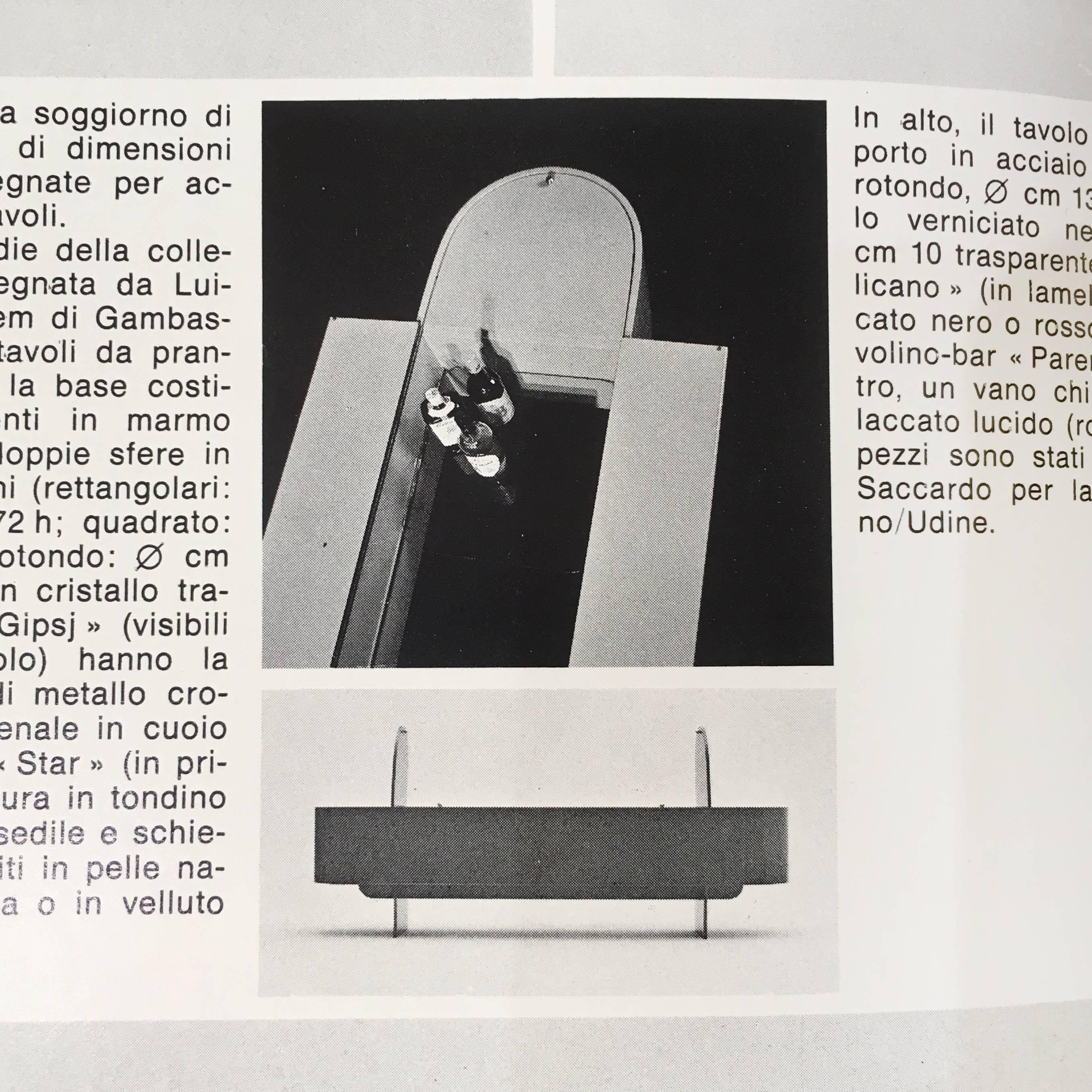 Luigi Saccardo Parentesi Black Lacquered Bar by Arrmet for Maison Jansen 1976 2