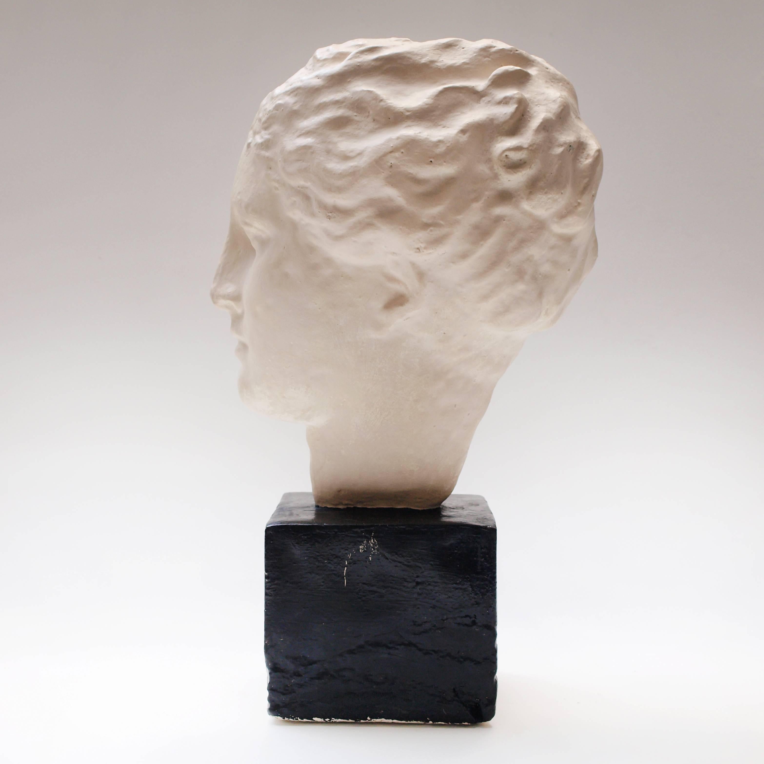 European Plaster Bust of a Roman Empress