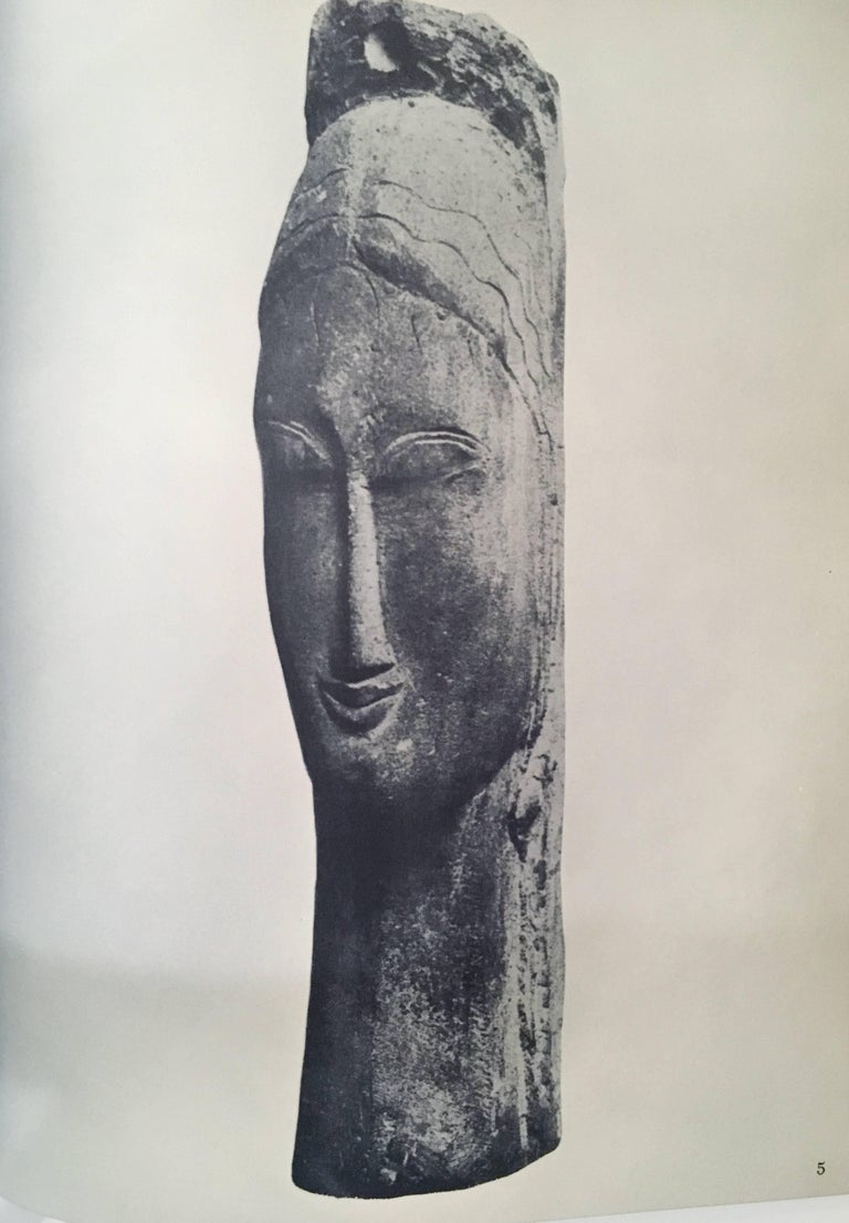 Mid-20th Century Modigliani the Sculptor, Book For Sale