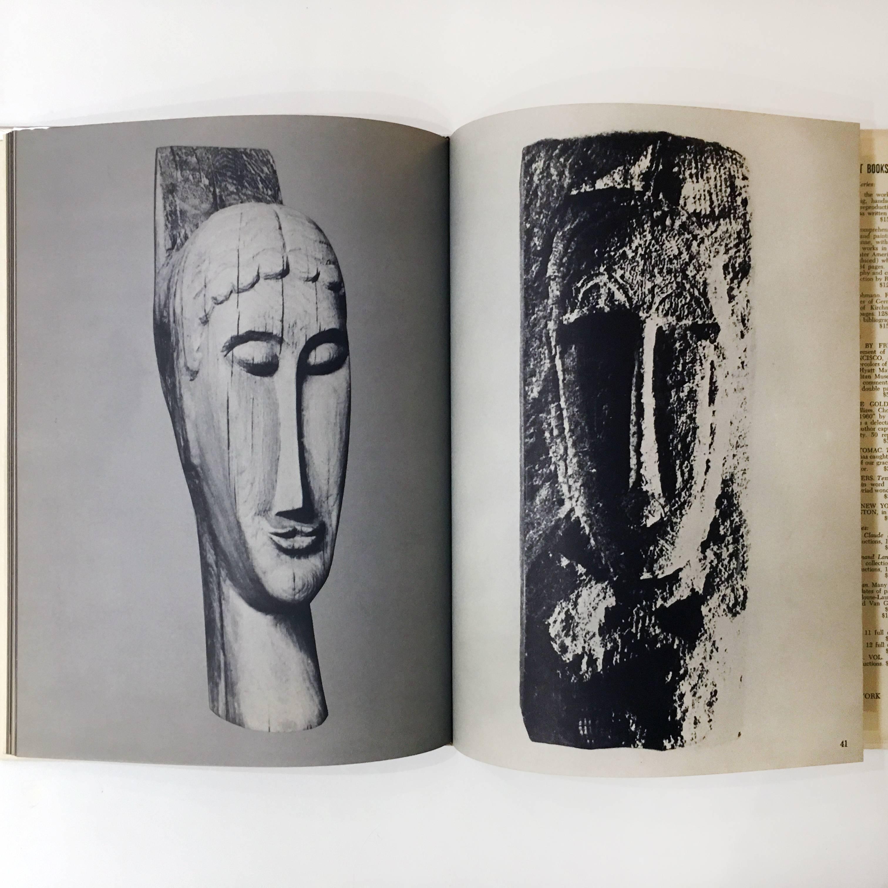 Mid-20th Century Modigliani the Sculptor, Book