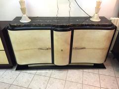 20th Century French Art Deco Parchment Sideboard