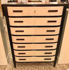 20th Century Art Deco Parchment Dressers