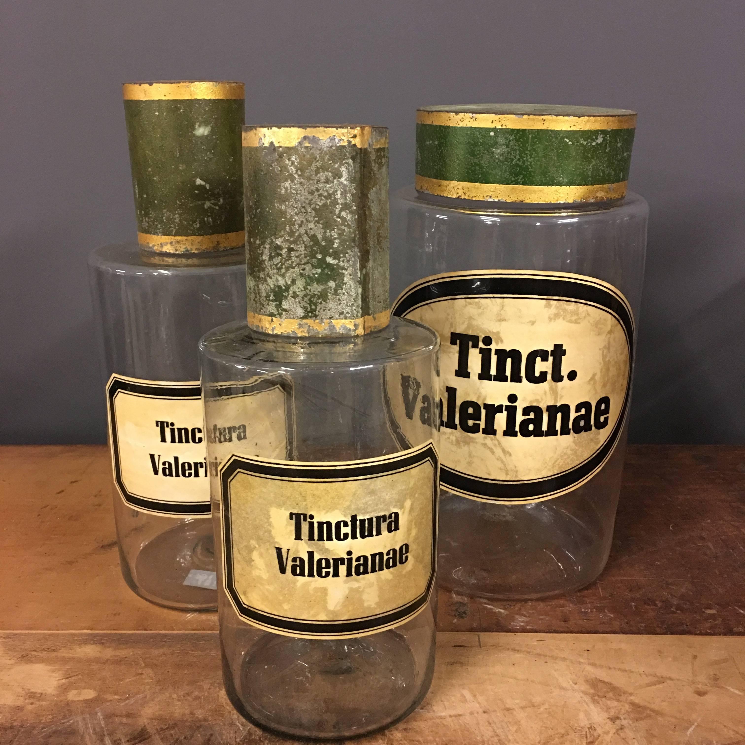 Rare Set of 27 Antique Pharmacy Jars, France, 19th Century 5