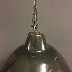 Black Enamel Factory Pendant Light