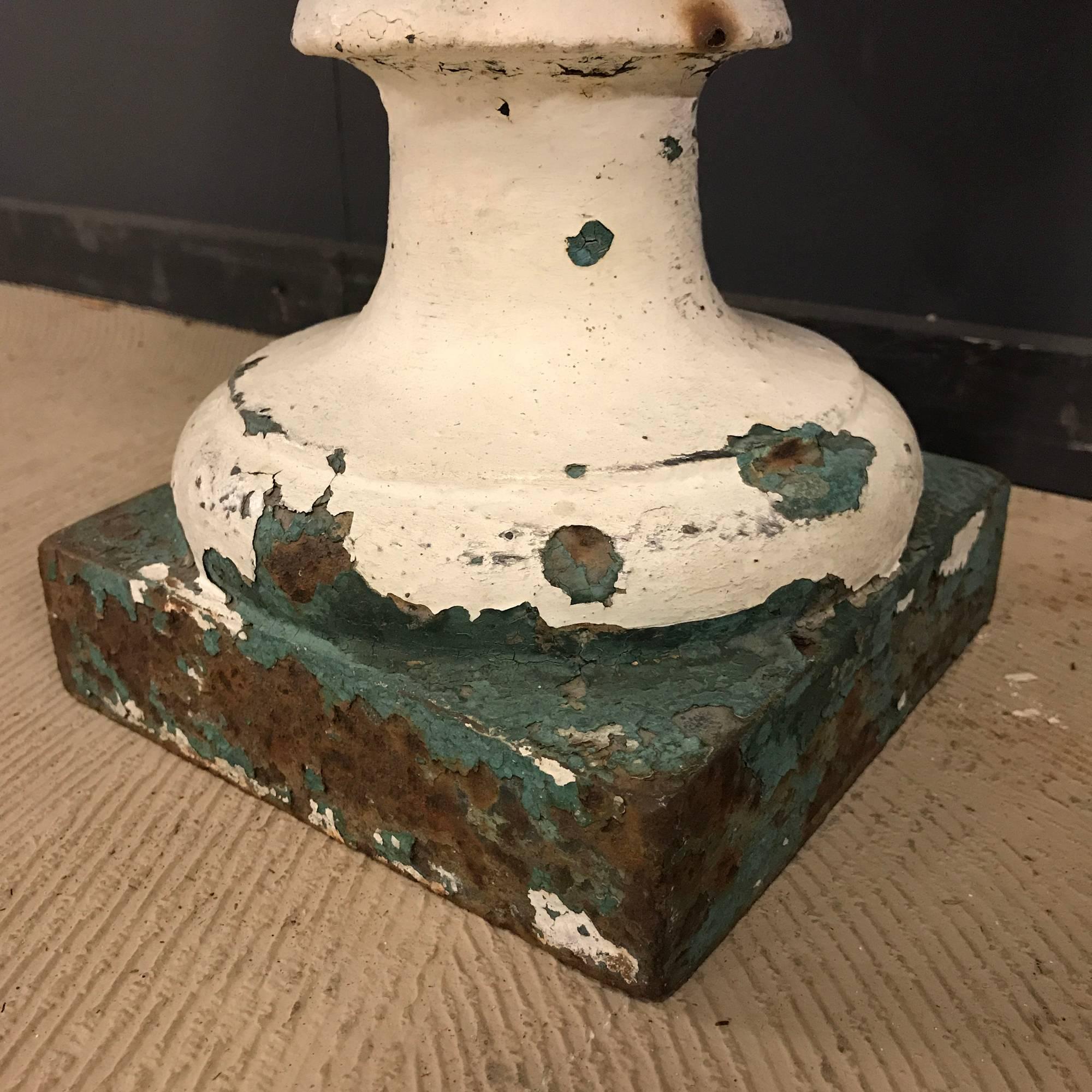 Antique Cast Iron Medicis Vase For Sale 1