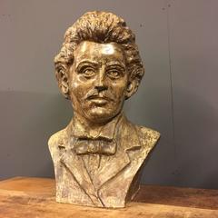 Big Concrete Bust of Belgium Albrecht Rodenbach