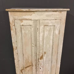 Distressed White Cabinet