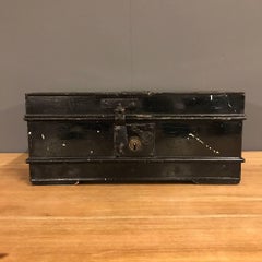 Black Tin Storage Box