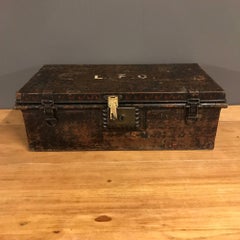 Black Tin Storage Box