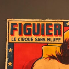 Vintage French Circus Lithograph Poster "Le Figuier"