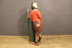 Tropical Hardwooden Golf Player Sculpture Philippines