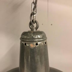 Black Enamel Factory Pendant Light