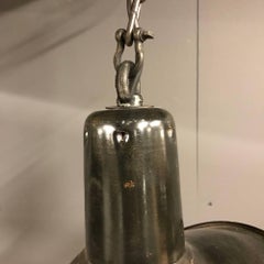 Slant Black Enamel Industrial Pendant Light