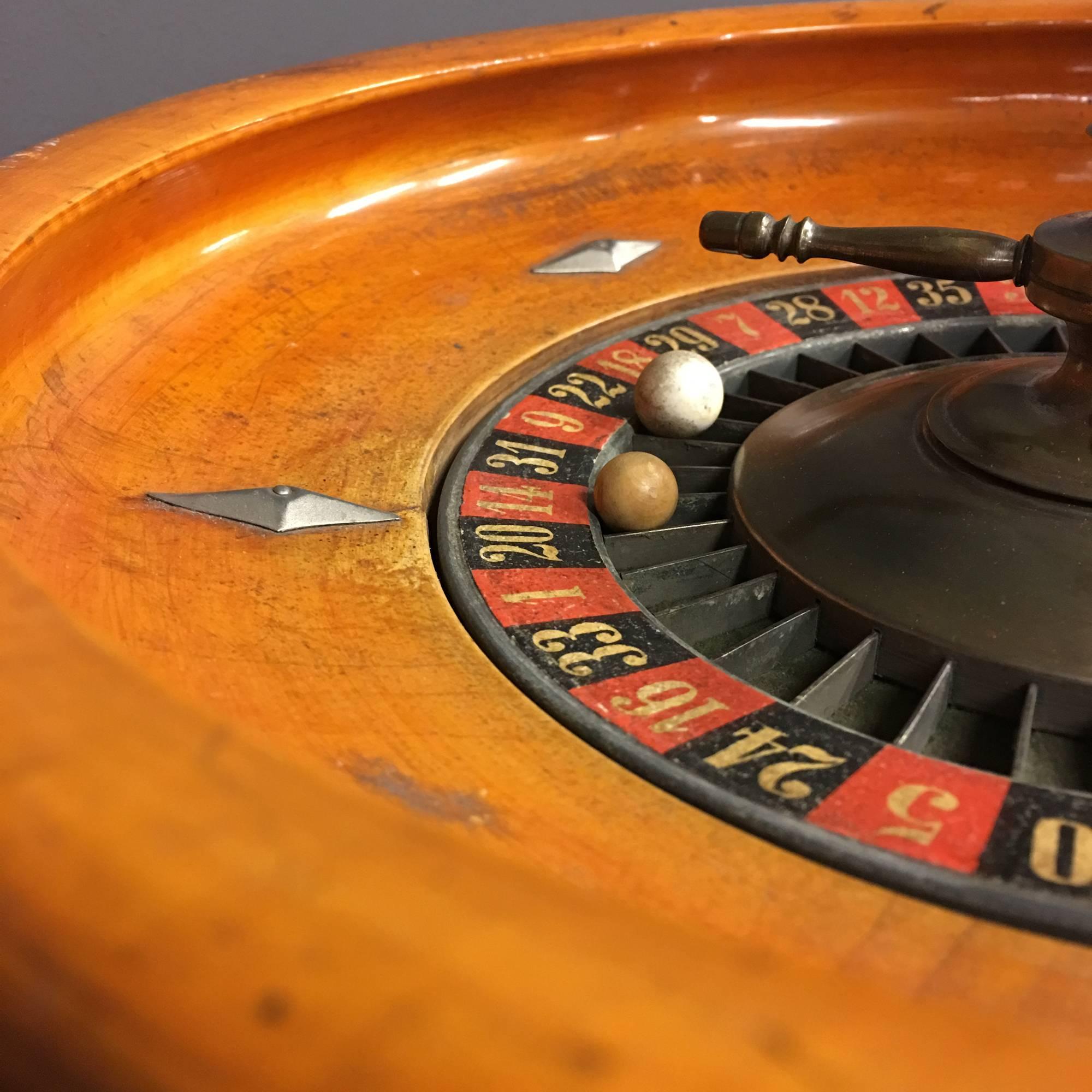 Vintage Table Roulette Game at 1stDibs