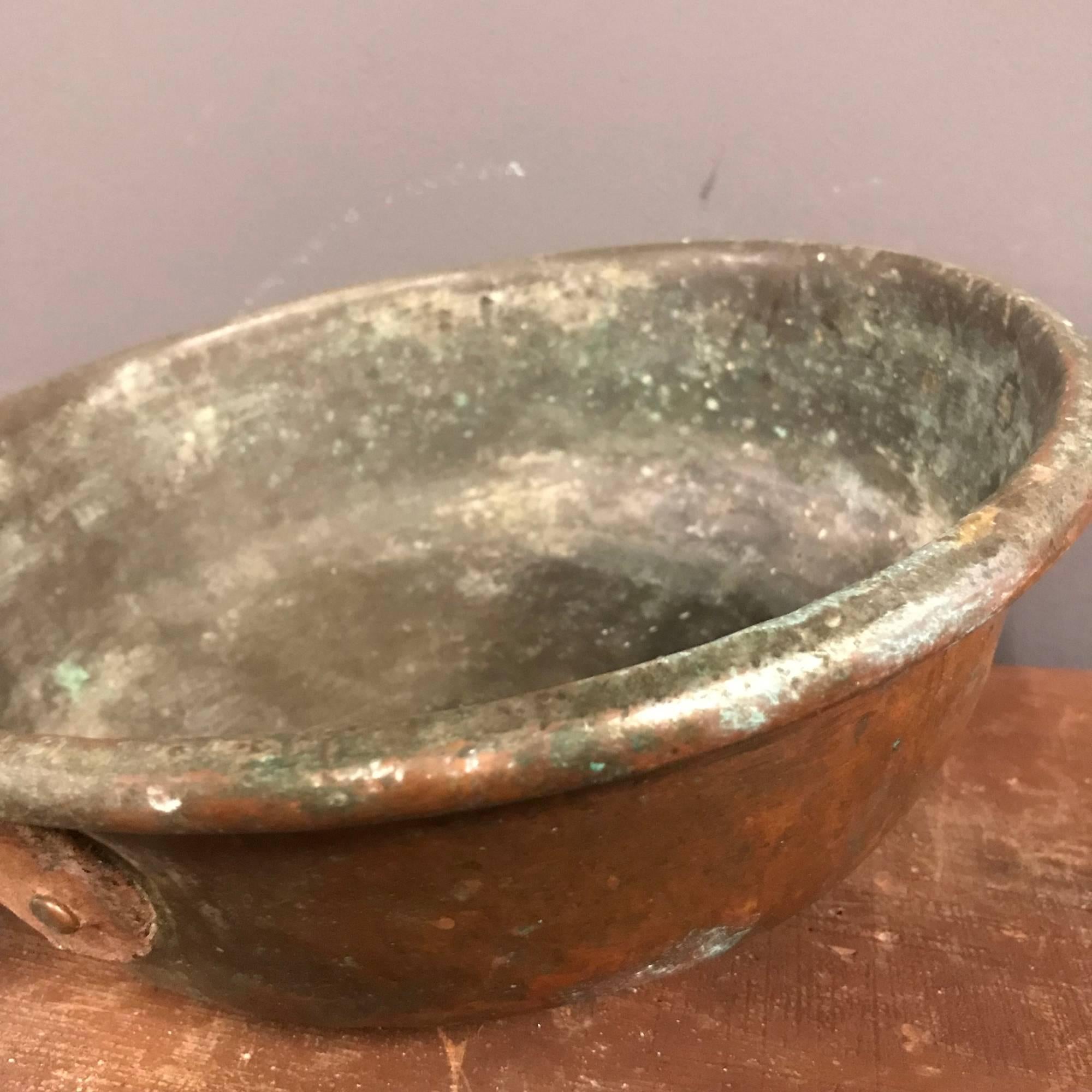 Antique Copper Pan For Sale 1