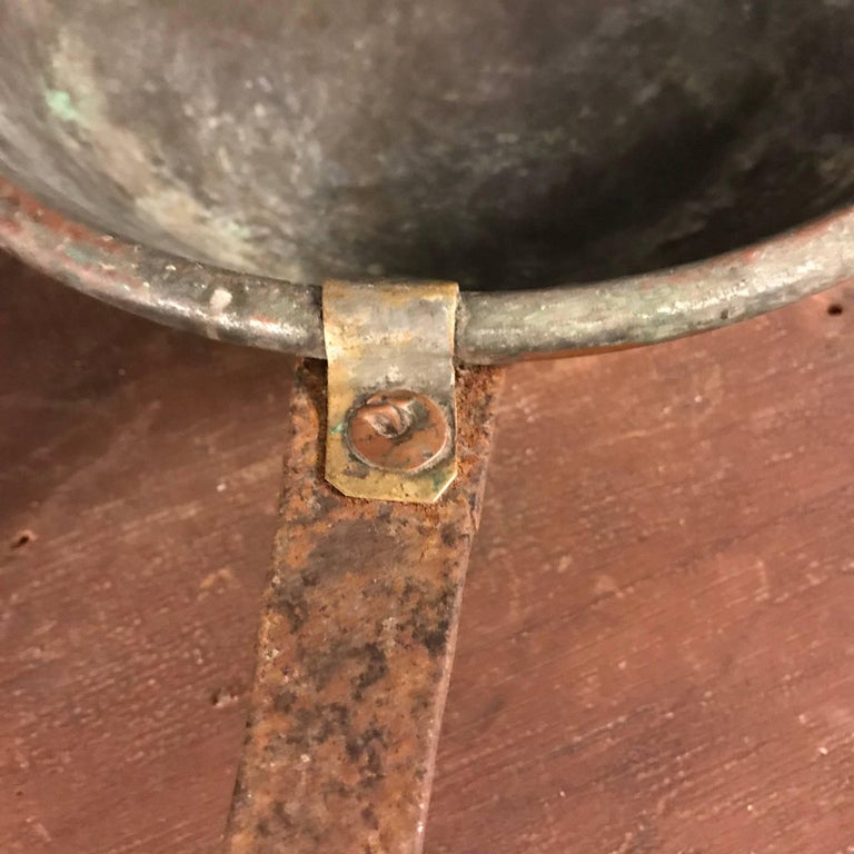 20th Century Antique Copper Pan For Sale