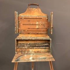 Antique Portable Artist Painters Easel