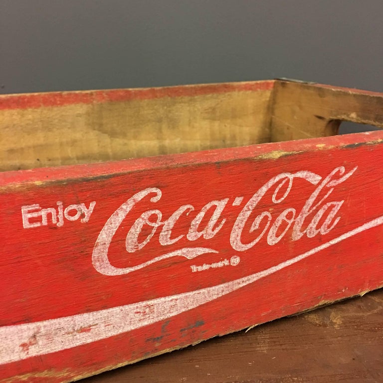 Vintage USA Coca Cola Crate at 1stDibs