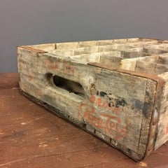 Vintage USA Pepsi Crate of 24 Bottles