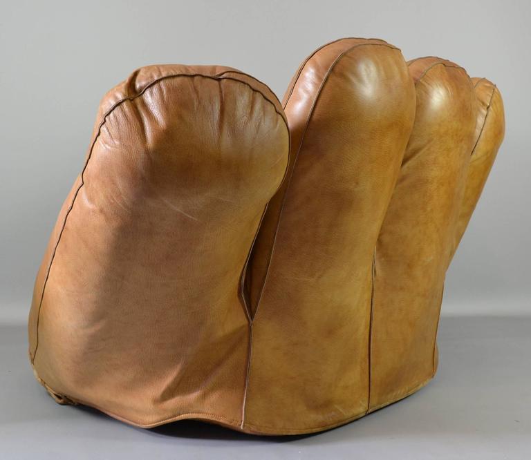 Italian Joe Baseball Glove Lounge Chair