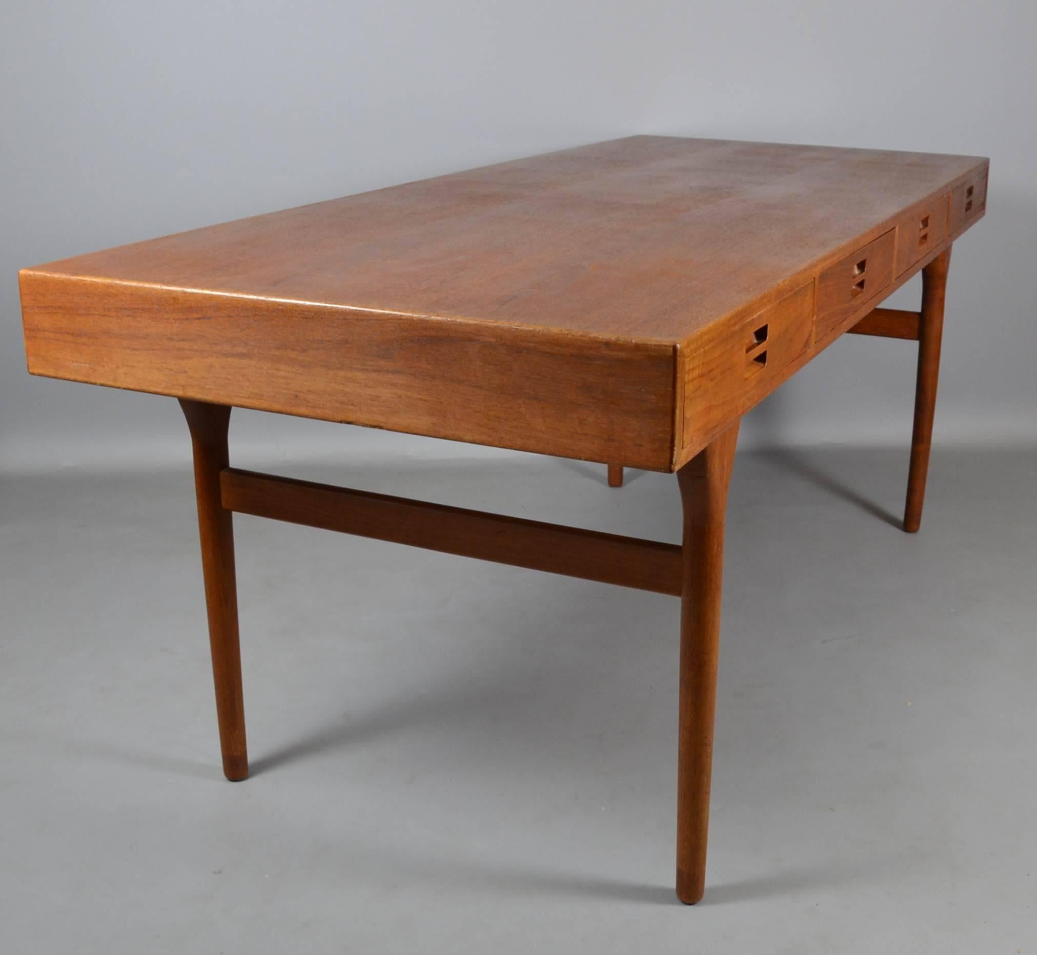 Danish Nanna Ditzel Teak Desk for Søren Willadsen For Sale