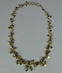 Käthe Ruckenbrod Germany Rare Labradorite Necklace, circa 1960-1970