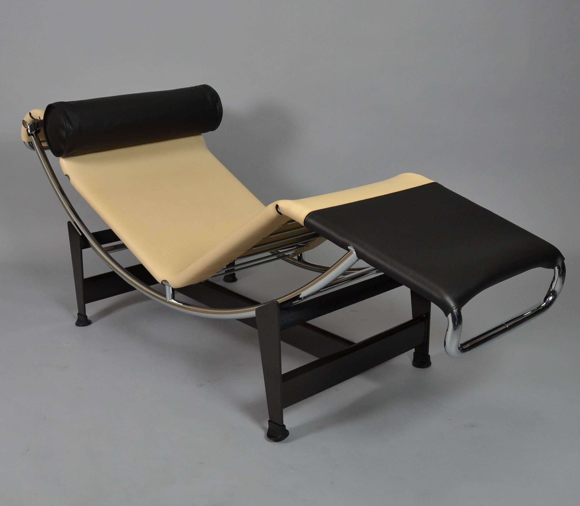 Bauhaus LC4 Chaise Longue Limited Edition by Louis Vuitton and Cassina For Sale