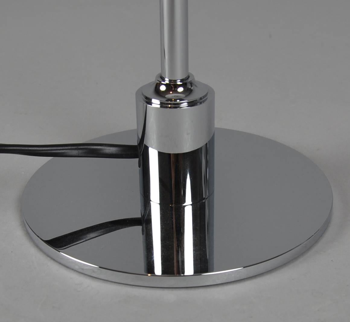 Stainless Steel Poul Henningsen, Louis Poulsen PH 2/1 Table Lamp For Sale