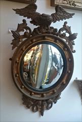 Giltwood Convex Mirror, circa 1900s