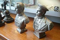 Two Late 20th Century Russian Figures of Soviet WW2 Heroes