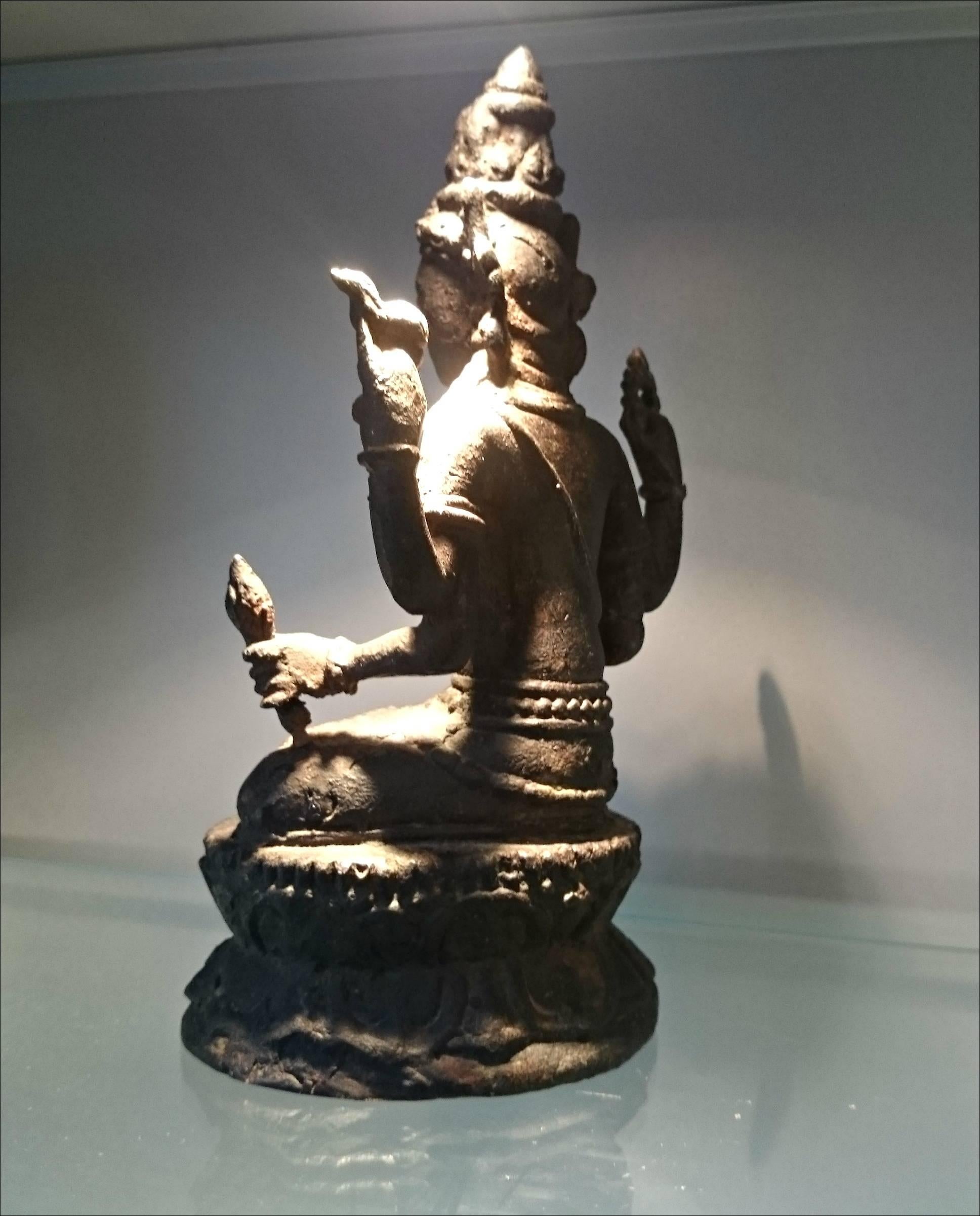 An antique 19th Century Statue of Lord Shiva  For Sale 2