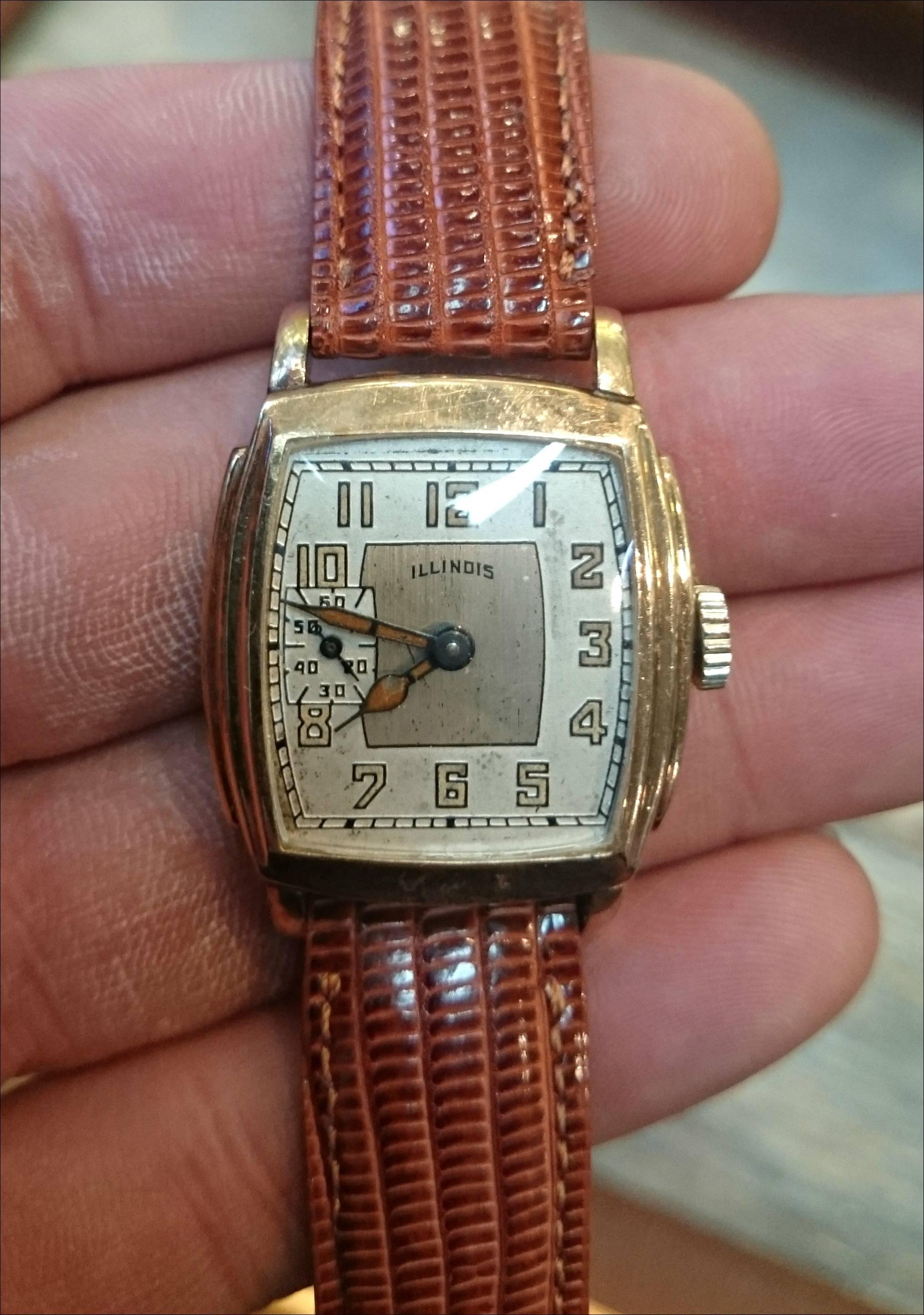 Early 20th Century 1924 Illinois Mechanical Watch, USA  For Sale