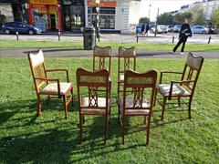 Beautiful Set of Six Edwardian Dining Chairs