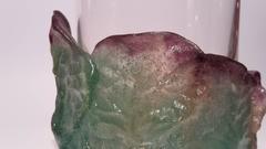 Daum's Small Contemporary Pot Depicting Petals of a Flower