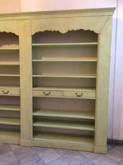 Bookcase in Light Green Lacque