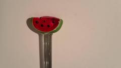 Six Cocktail Sticks Depicting Fruits