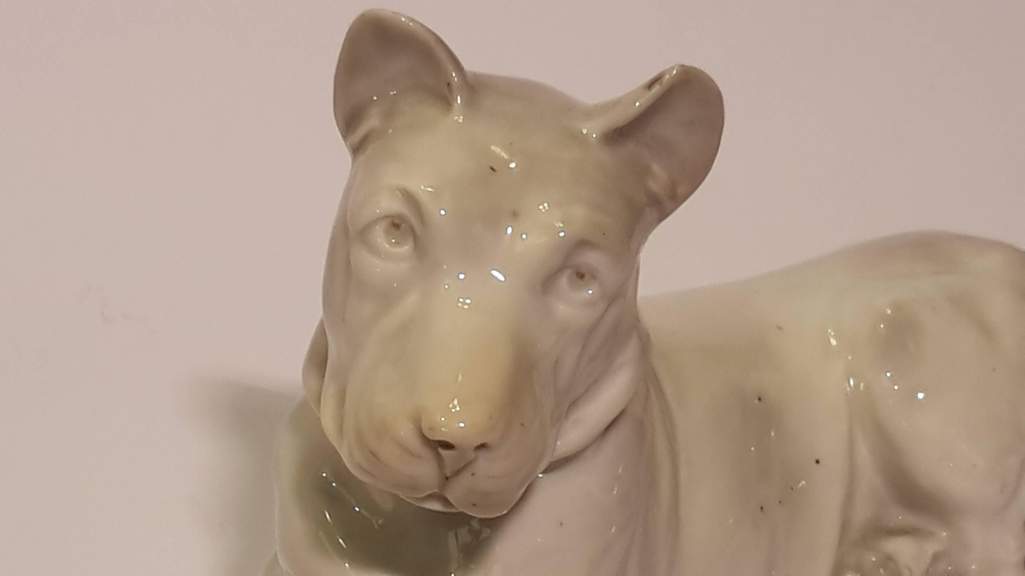 Contemporary Sculpture of a Great Dane Dog In Good Condition For Sale In Genova, Liguria